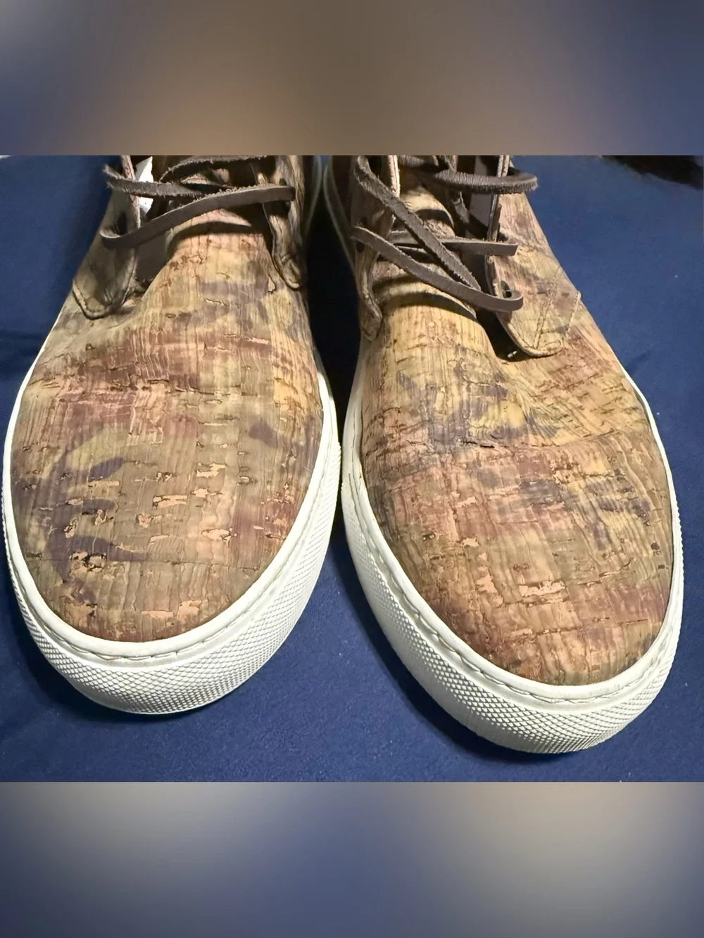 Del Toro Alto 312 Cork Chukka Sneakers Made in Italy Men’s 9